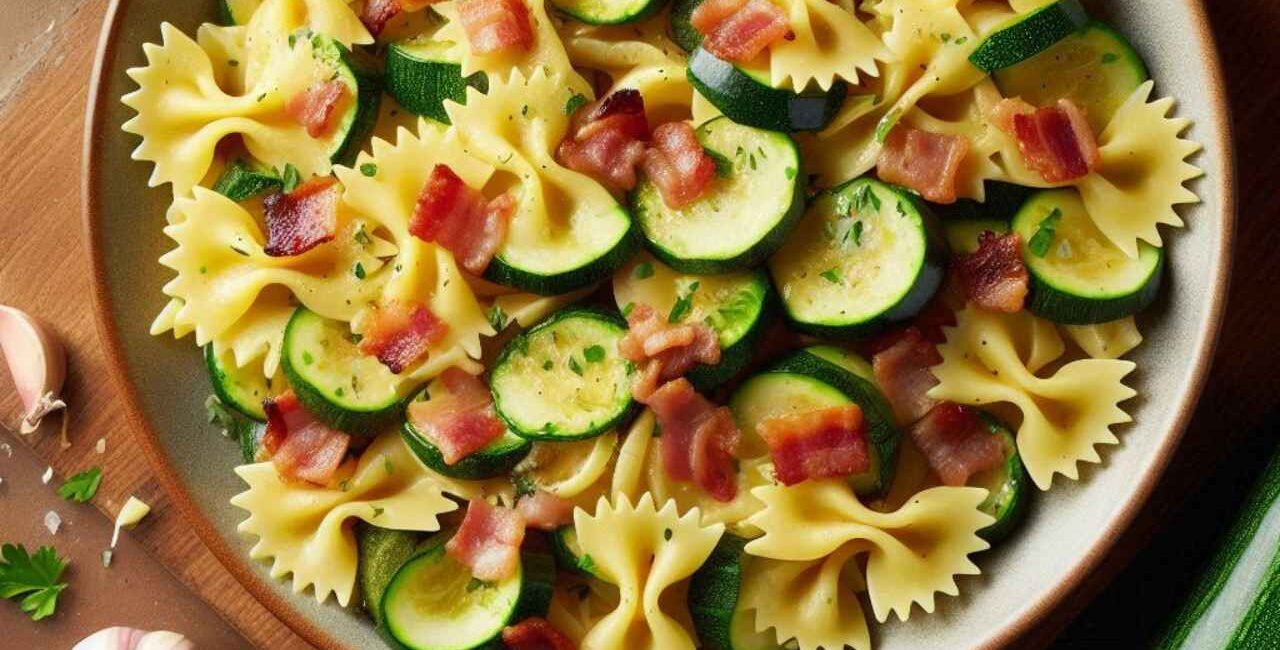 pasta zucchine e pancetta