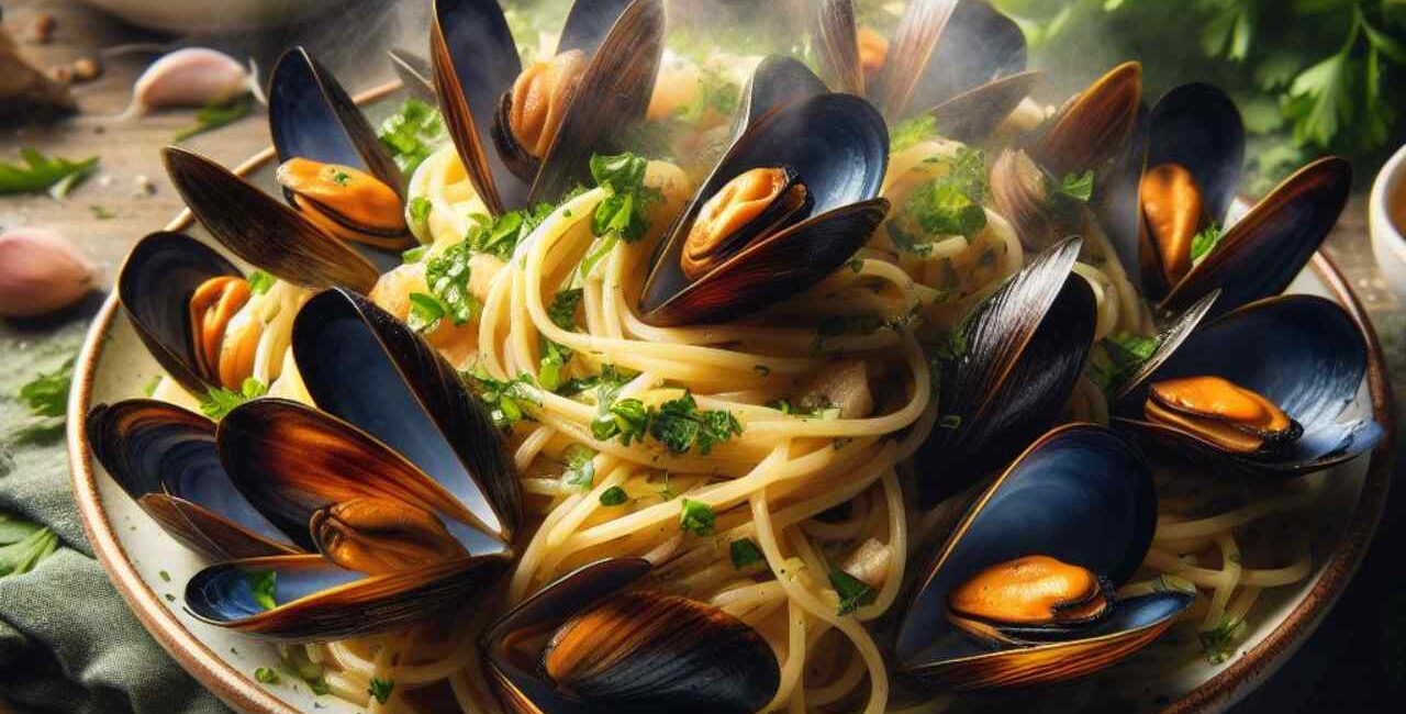 spaghetti con le cozze