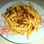 Fusilli con peperoni e provola