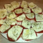 Insalata di mozzarella e pomodori