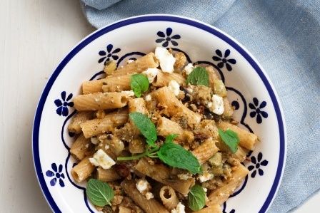 Pasta Fredda Con Melanzane E Feta Cucinare Facile