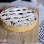 crostata di ricotta e gocce di cioccolato