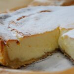 torta di ricotta alla vaniglia