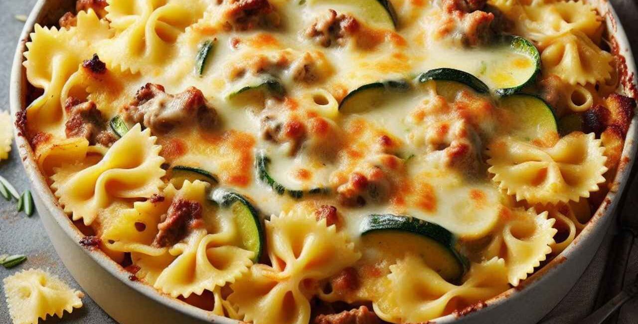 pasta salsiccia e zucchine 1